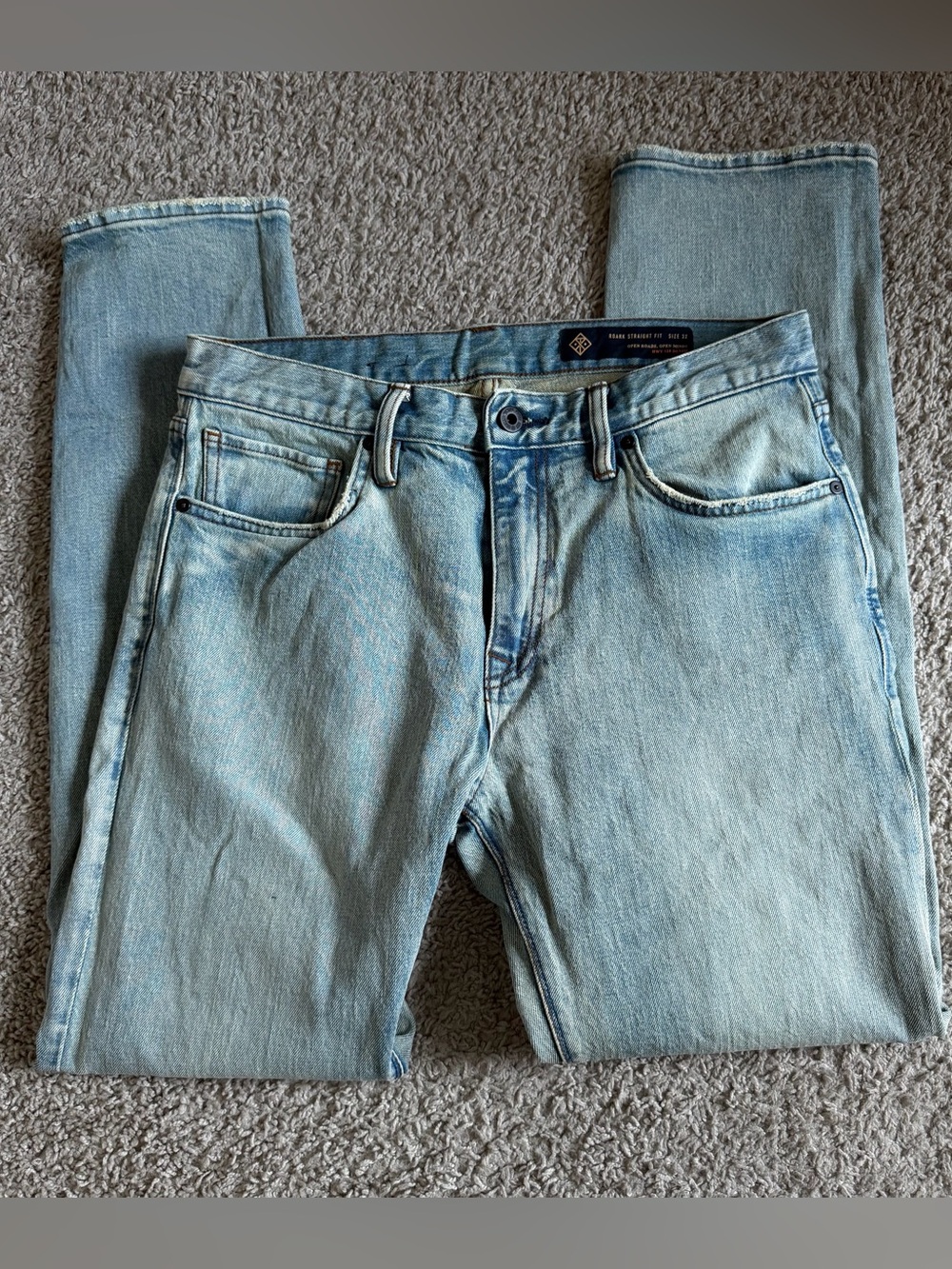 Roark Straight Fit HWY 128 5 Pocket Denim Jeans